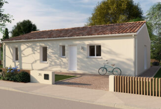 votre maison de 100m2 sur un terrain de 450m2 sur la commune de Le Taillan-Médoc au prix de 350000&euro; avec Alpha Constructions